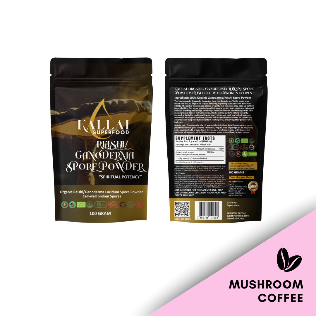 EKOLOGISK GANODERMA SPORPULVER