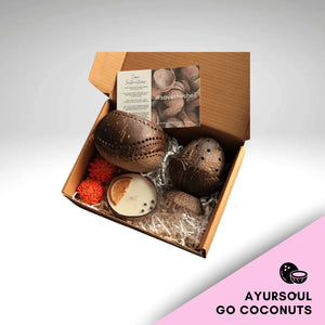 NATURES PRESENTBOX RÖKELSEHÅLLARE & LJUS