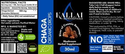 CHAGA EKOLOGISKA DROPPAR, 30ML (30 doser)