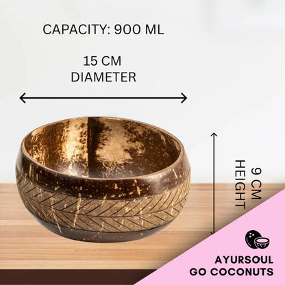 NATURES MÖNSTRAD SKÅL + BESTICK