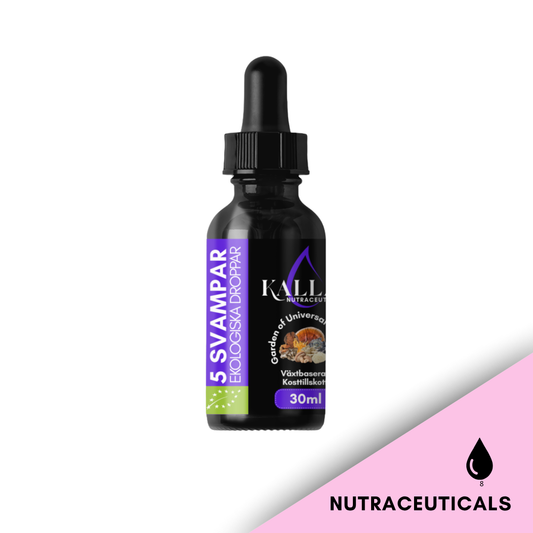 5 SVAMPAR EKOLOGISKA DROPPAR, 30ml (30 doser)