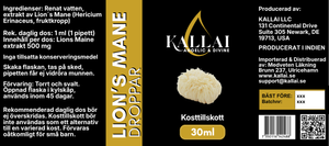LION'S MANE SVAMPDROPPAR, 30ml