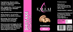 SHIITAKE SVAMPDROPPAR, 30ML